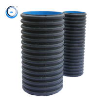 600mm high-density  double wall corrugated dwc polyethylene hdpe pipe for sale